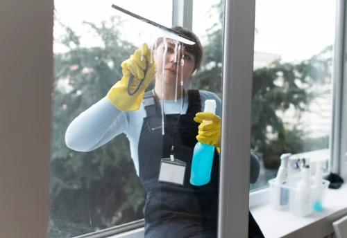 Nettoyage de vitres intérieures et extérieures à Brux